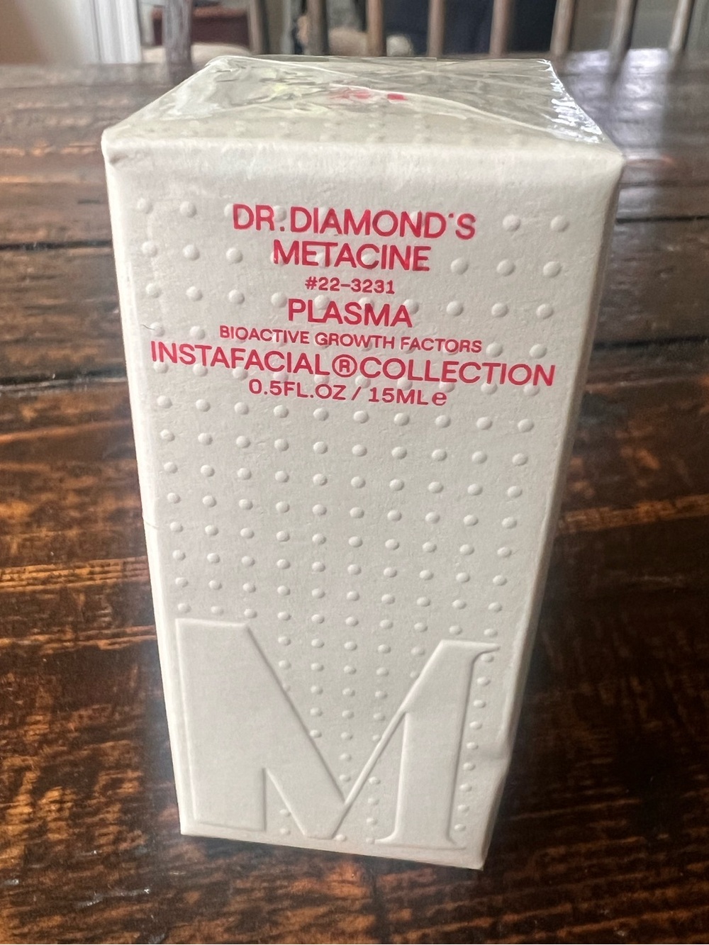 DR. DIAMOND'S METACINE Instafacial Plasma Bioactive Growth Factor Serum bnib 0.5